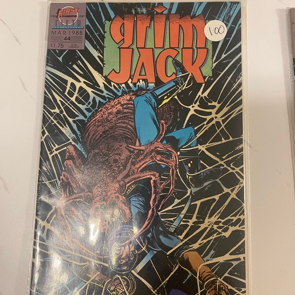 Vintage GRIM JACK #44 (1988) First Comics - Picture 3 of 3